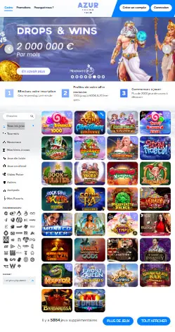 l'application et interface MONTECRYPTOS CASINO