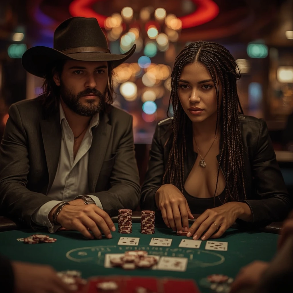 photo de deux joueurs de poker MonteCryptos Casino